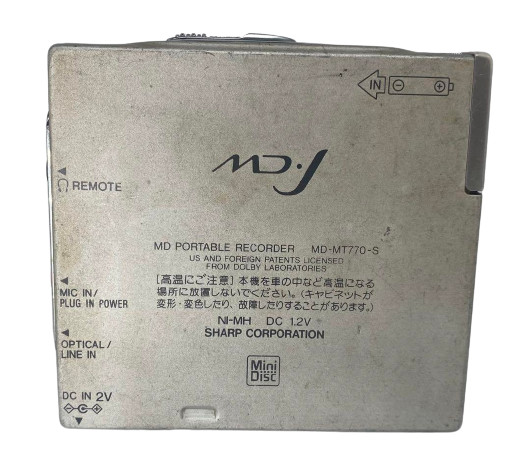 Sharp MD-MT770 Silver minidisc MD walkman player recorder Good