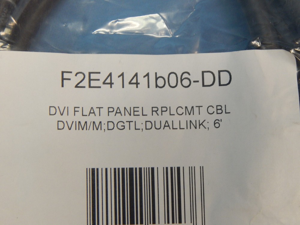 (10) NEW Belkin F2E4141b06-DD 6 ft. DVI Flat Panel Replacement Cable DVIM/M