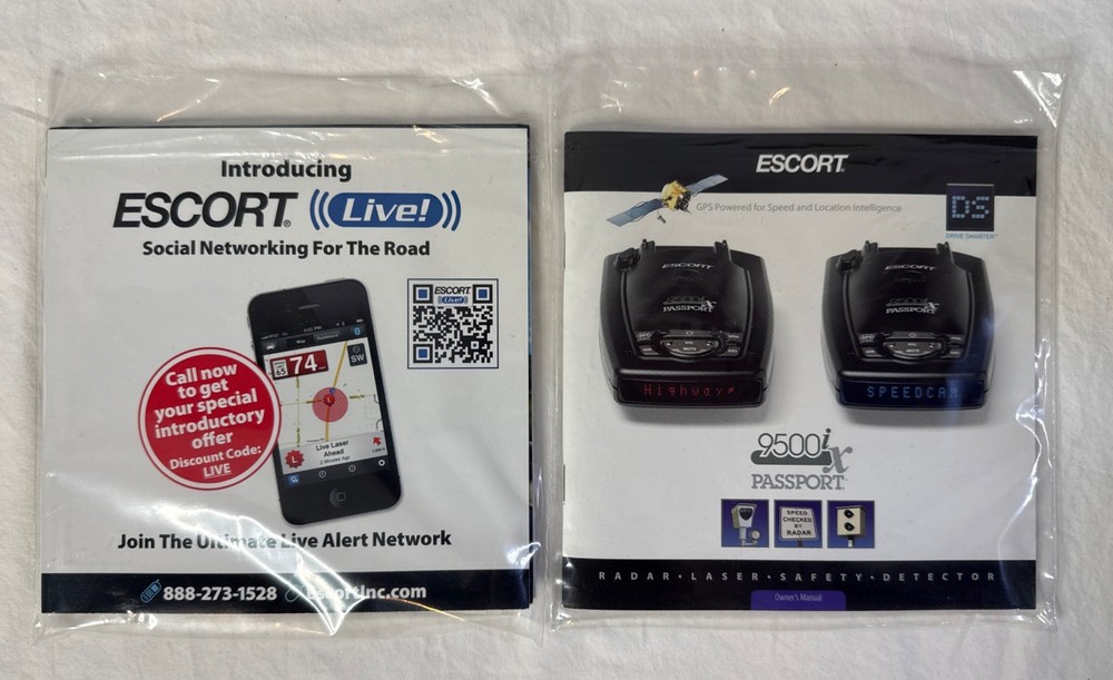 Escort Passport 9500ix Radar Detector - Black
