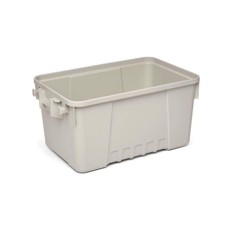 Lockable Storage Trunk 14 Gallon Outdoor Equipment Box Durable Plastic Organizer