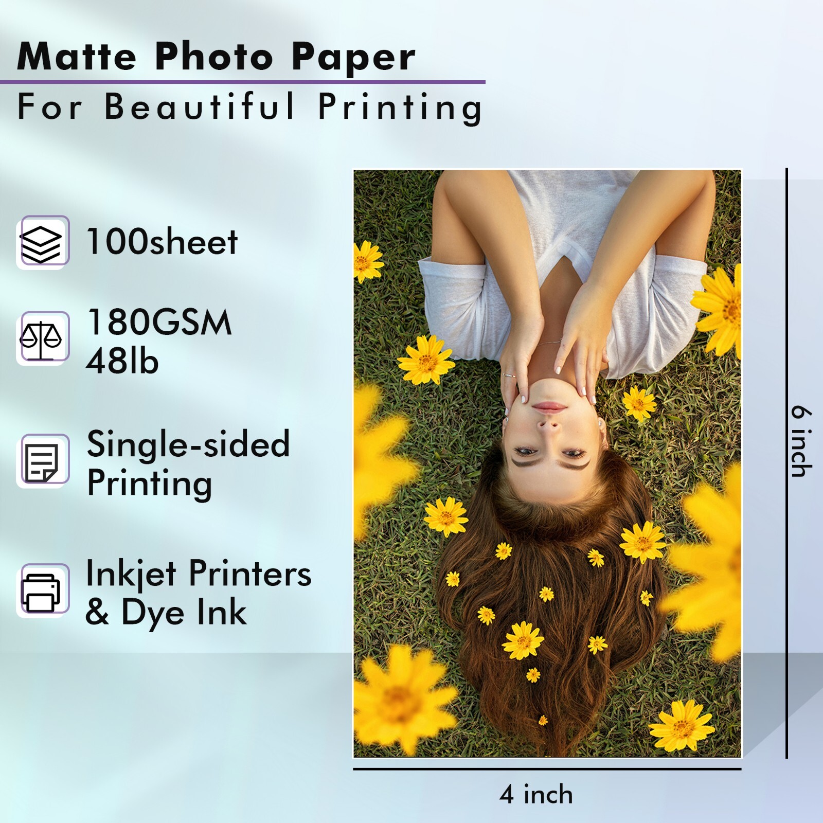 Lot Koala Premium Matte Photo Paper 4x6 / 8.5x11 for Inkjet Printers 48lb / 39lb