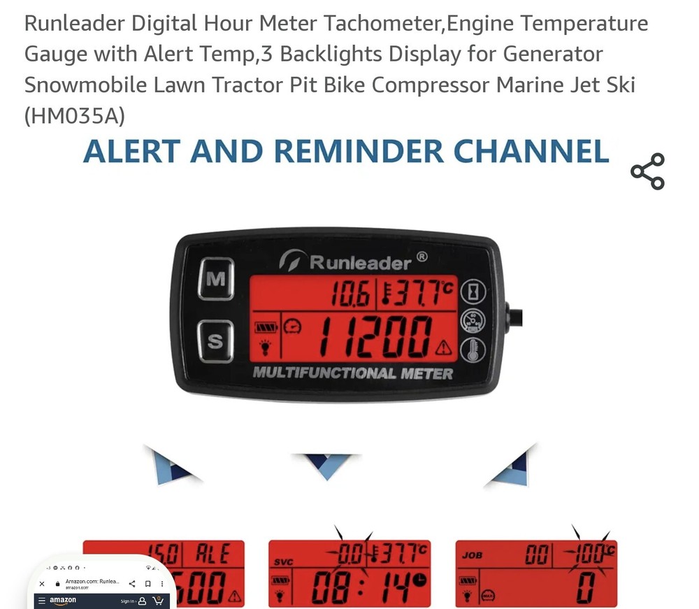 Runleader Multifunctional Meter
