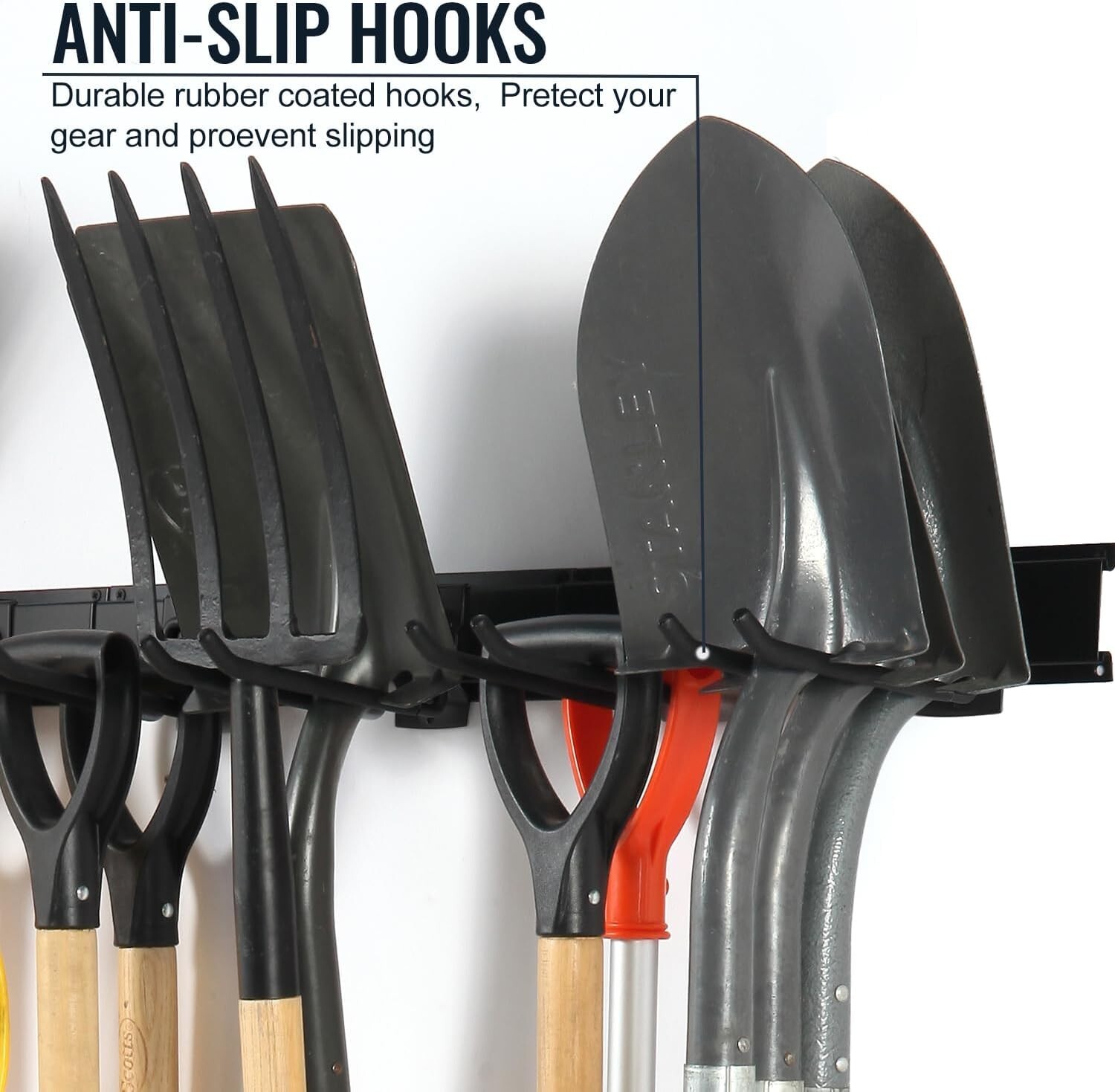 48 Inches Garage Storage, Garage Organization, Wall Mount Garden Tool Organizer