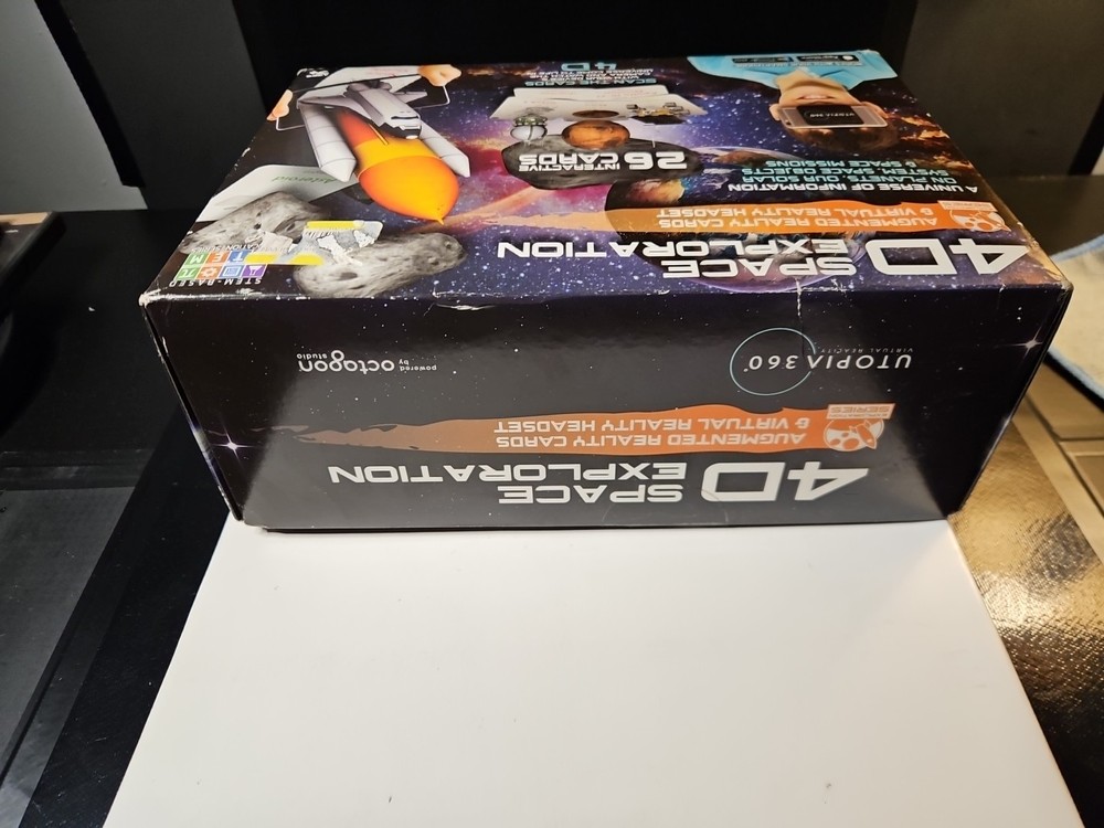 Space Exploration Augmented Reality Cards Virtual Reality 4D Headset Interactive