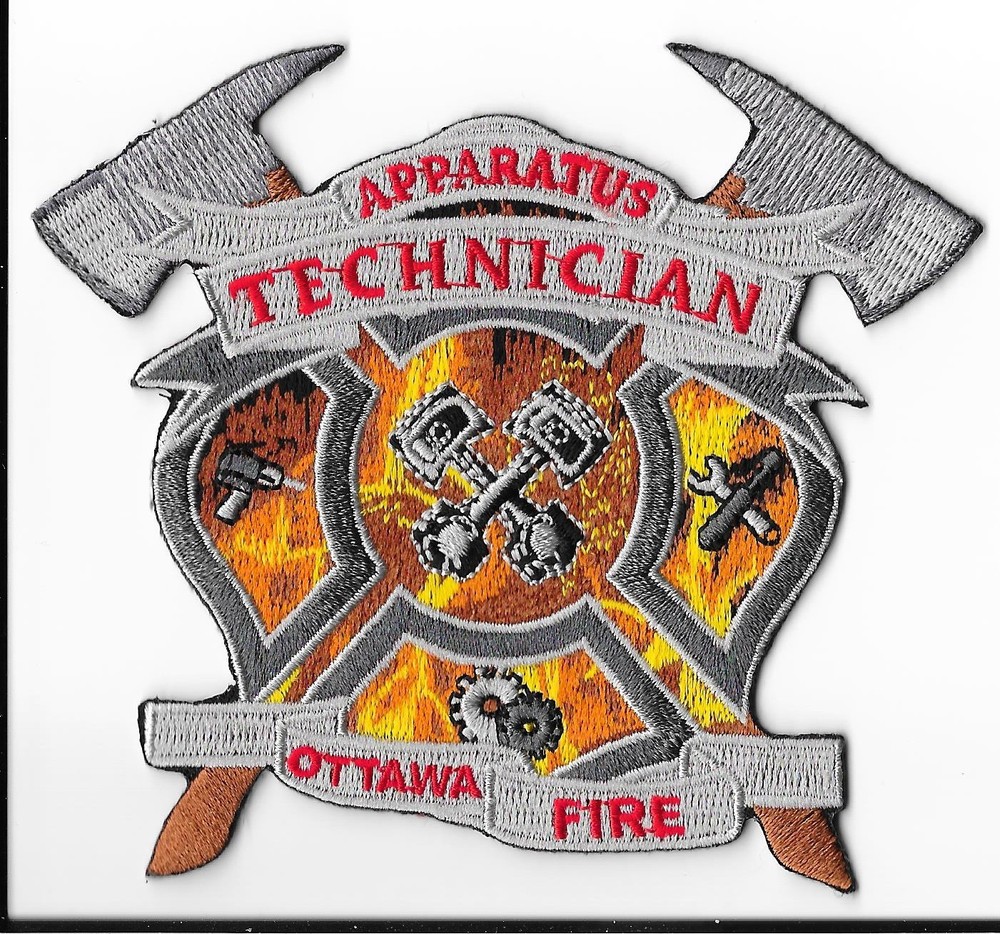 Ottawa Fire Service, Canada Apparatus Technician Patch V1