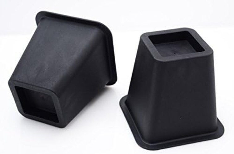 Bed Risers Heavy Duty Stackable Furniture Risers for Dorm Couch Bed 4 Pack