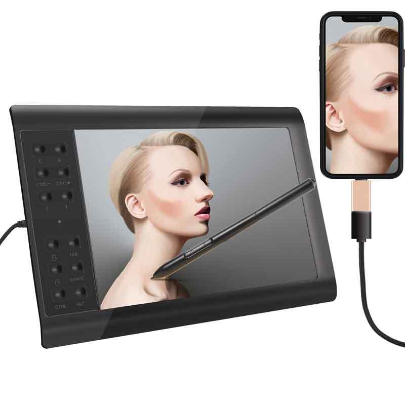 Digital Graphic Drawing Tablet with Screen Pen Display 22 Shortkey for Android
