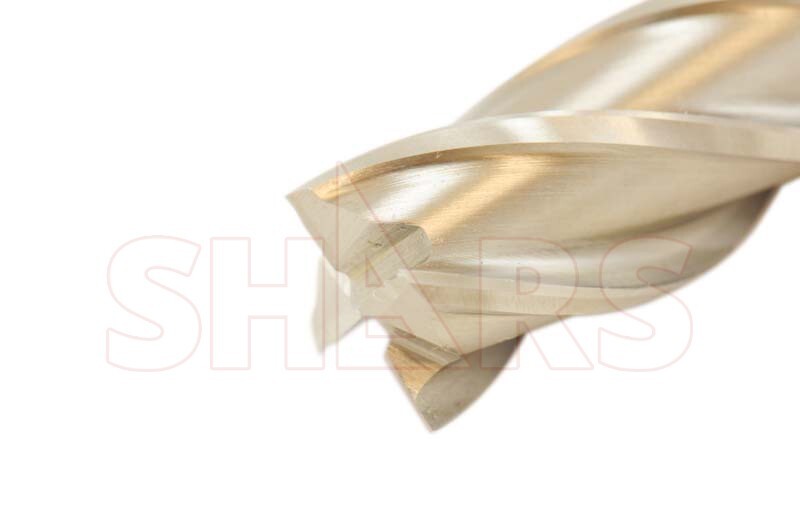 SHARS 3/4" x 3/4" HSS 4 Flutes Single End Long Length Flute End Mill NEW !}