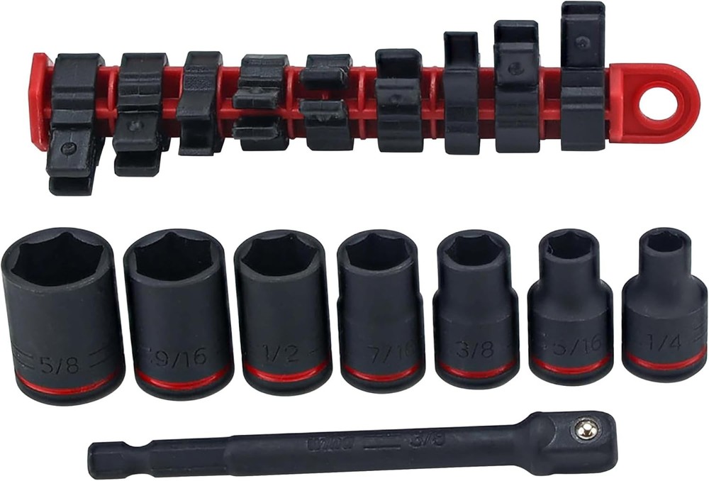 72093 8 Piece 3/8" Drive SAE Impact Socket Set