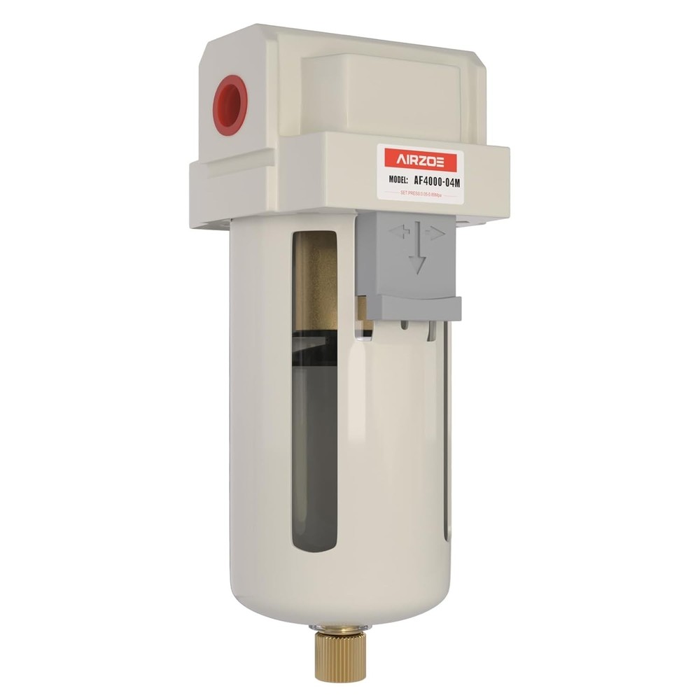 High-Performance 1/2" NPT Air Compressor Water Separator with Brass Filter