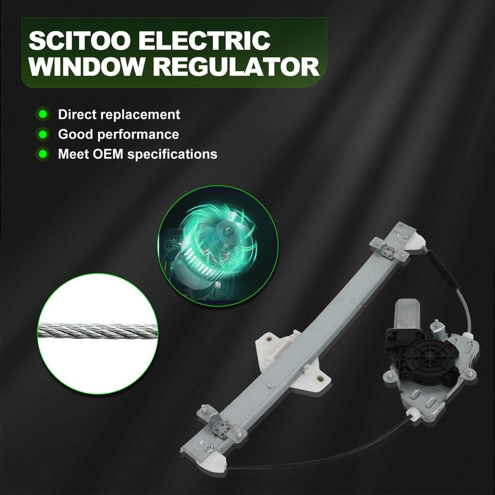 Left Rear Power Window Regulator Motor Replacement 2012-2017 Accent