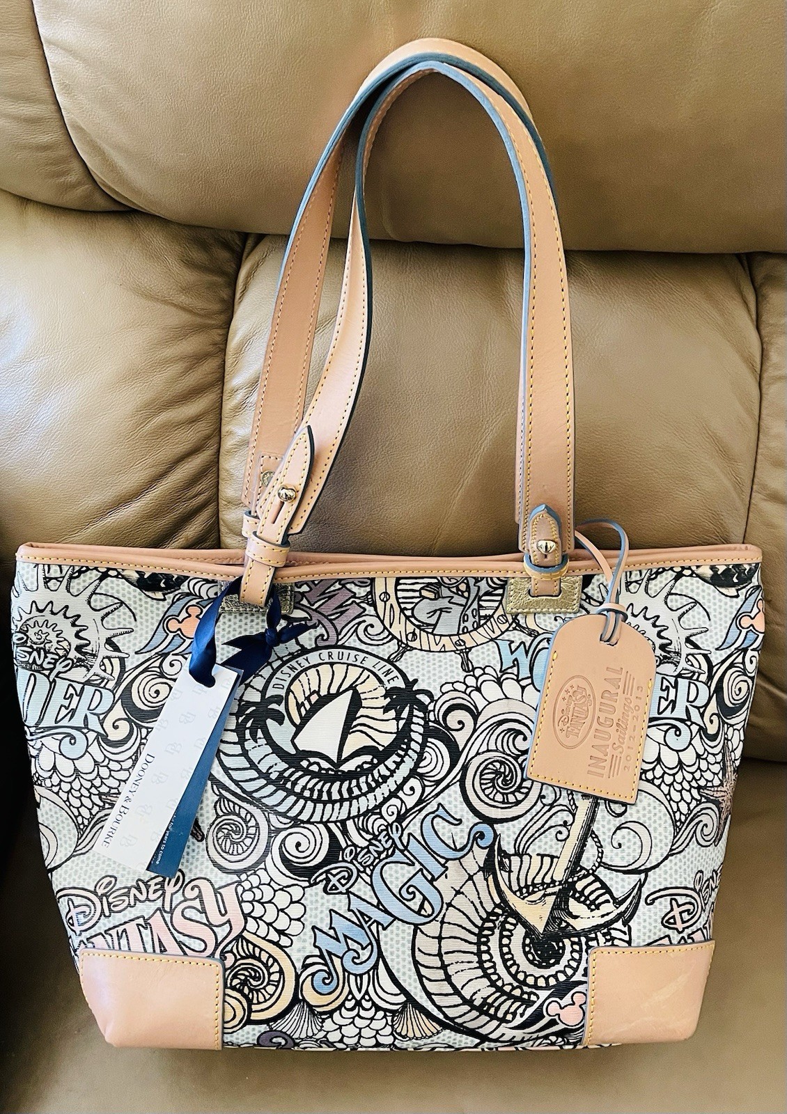 Disney Cruise Inaugural NWT Dooney Bourke Satchel Bag Purse Tote DCL