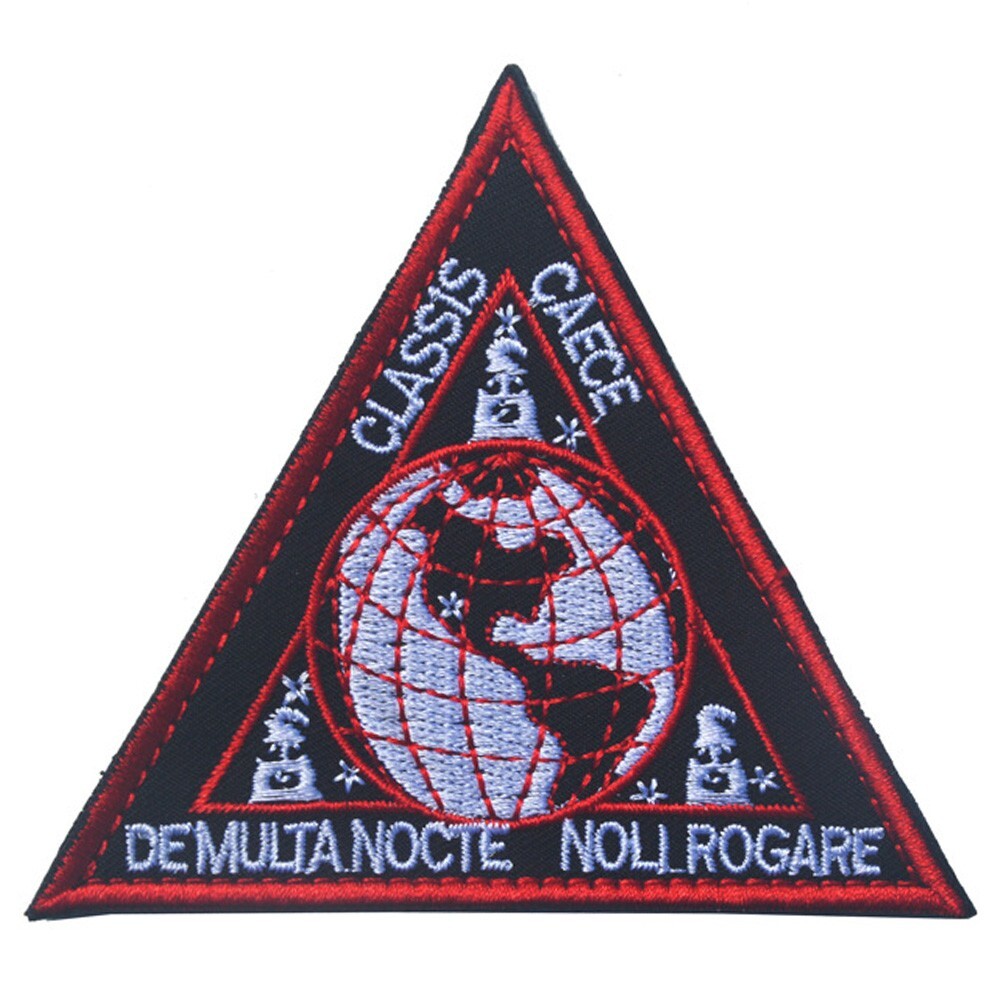US Air Force CLASSIS CAECE Squadron Demulta Nocte Nolirogare Hook Loop Patch