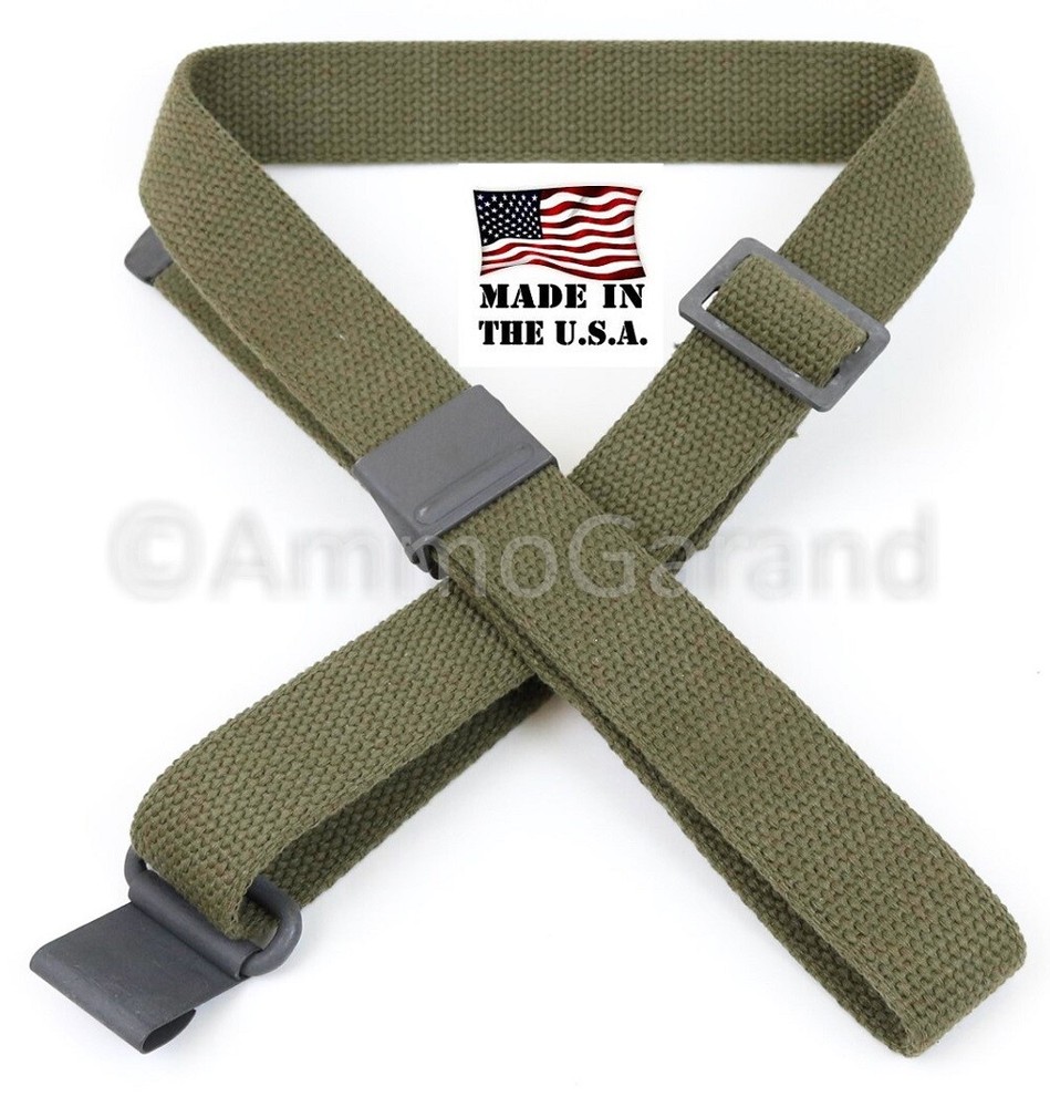 US M1 Garand Web Sling OD Cotton USGI Pattern AmmoGarand