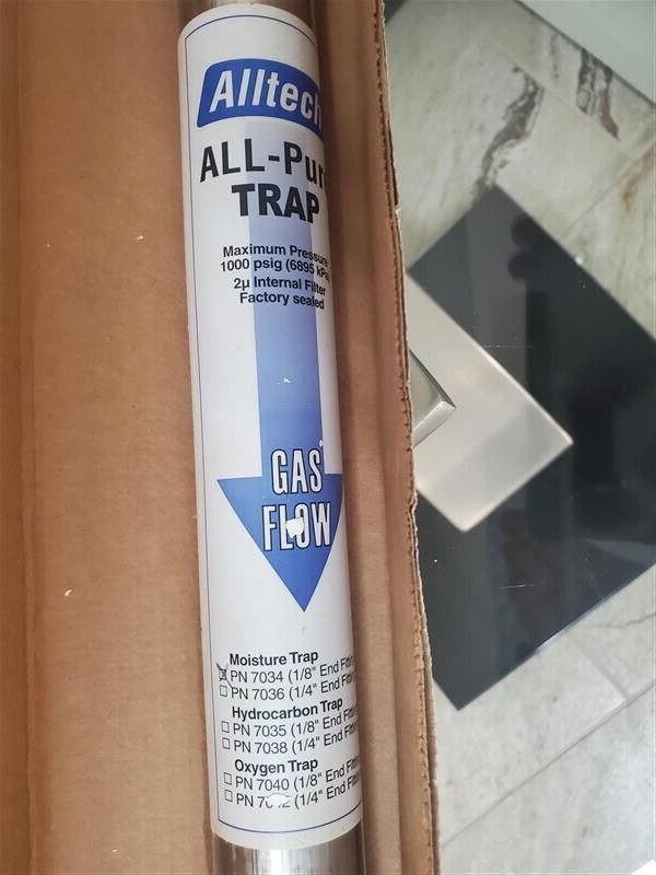 Alltech Moisture Trap Column Catalog:7034 1000 PSIG 1/8" fitting