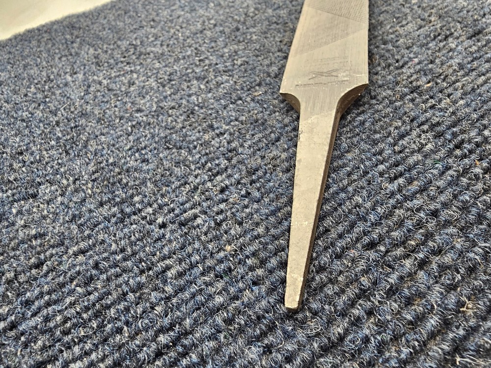 Crescent Nicholson Half Round Single Cut Pipe Liner File 15"