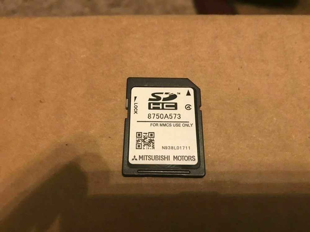 MITSUBISHI OUTLANDER LANCER EVO NAVIGATION SD-CARD 8750A573