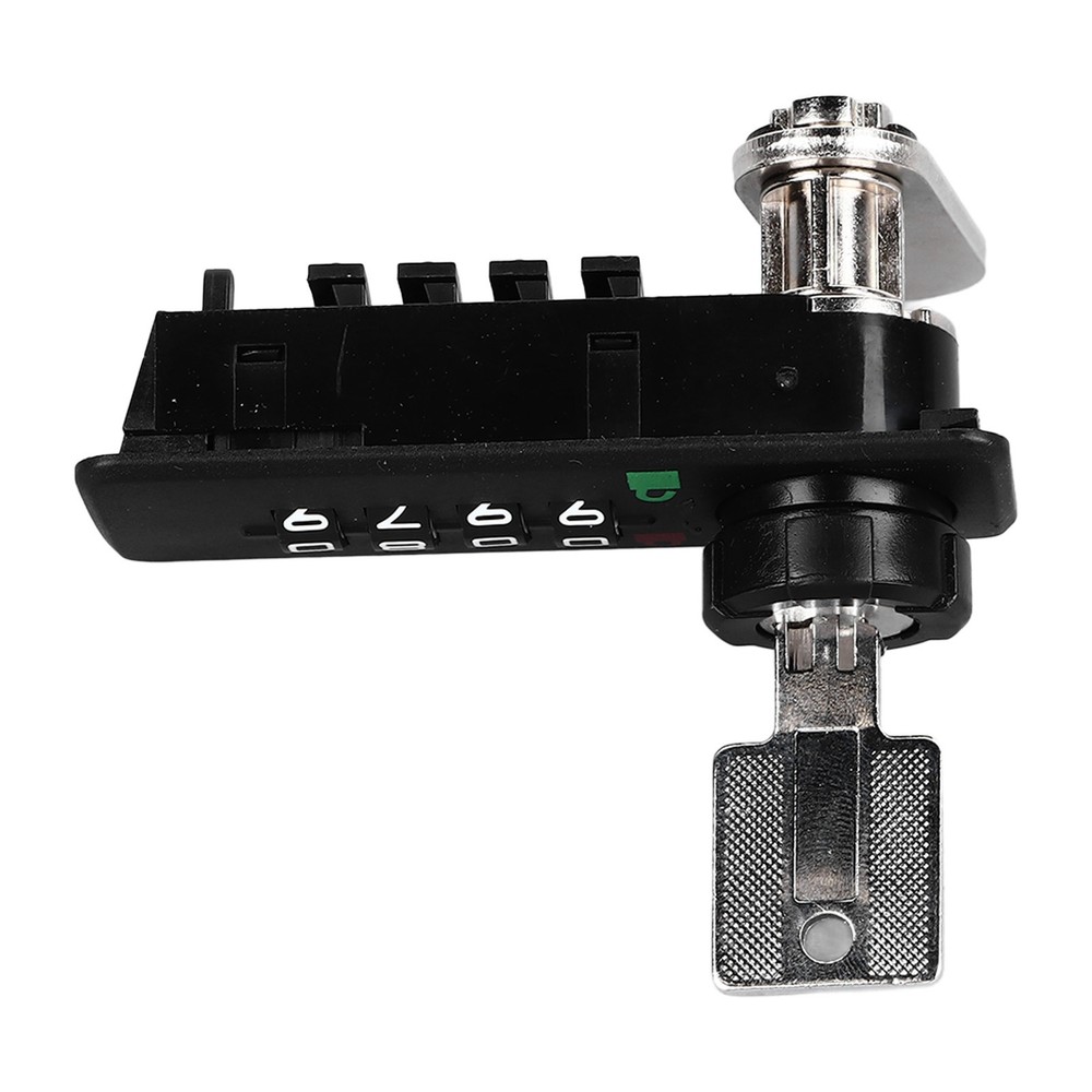 4 Digit Mechanical Dial Combination Lock For Secure Cabinet Protection Premium