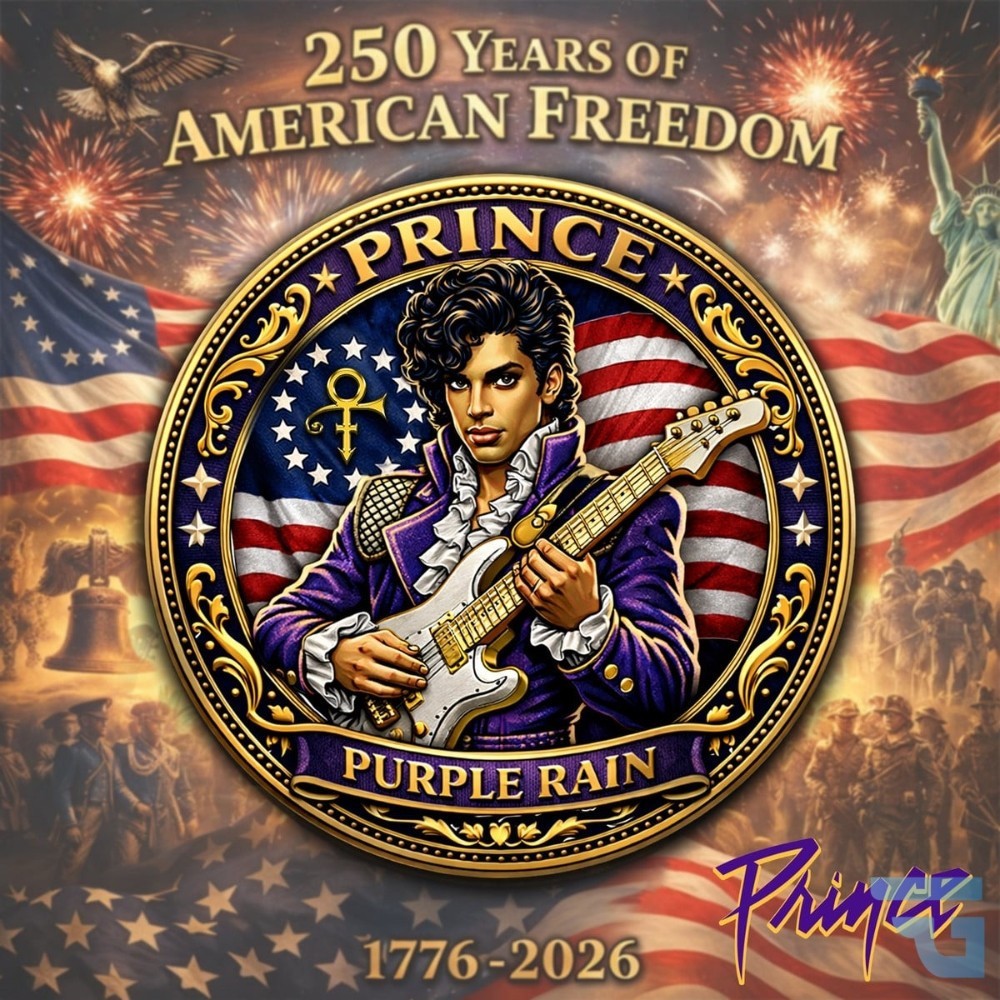 Prince Purple Rain Commemorative Coin