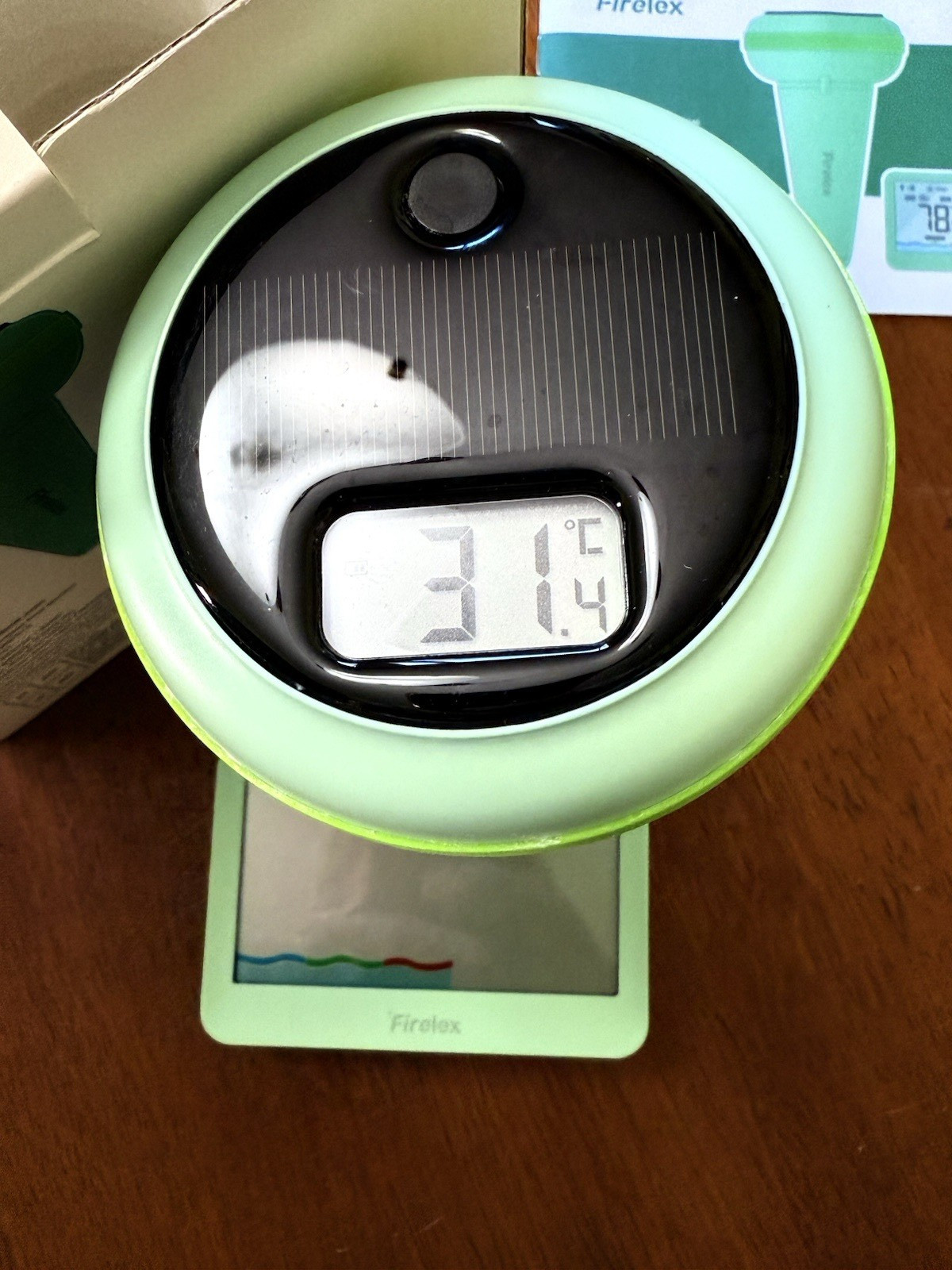 Firelex Wireless Solar Pool Thermometer Indoor & Outdoor Monitoring