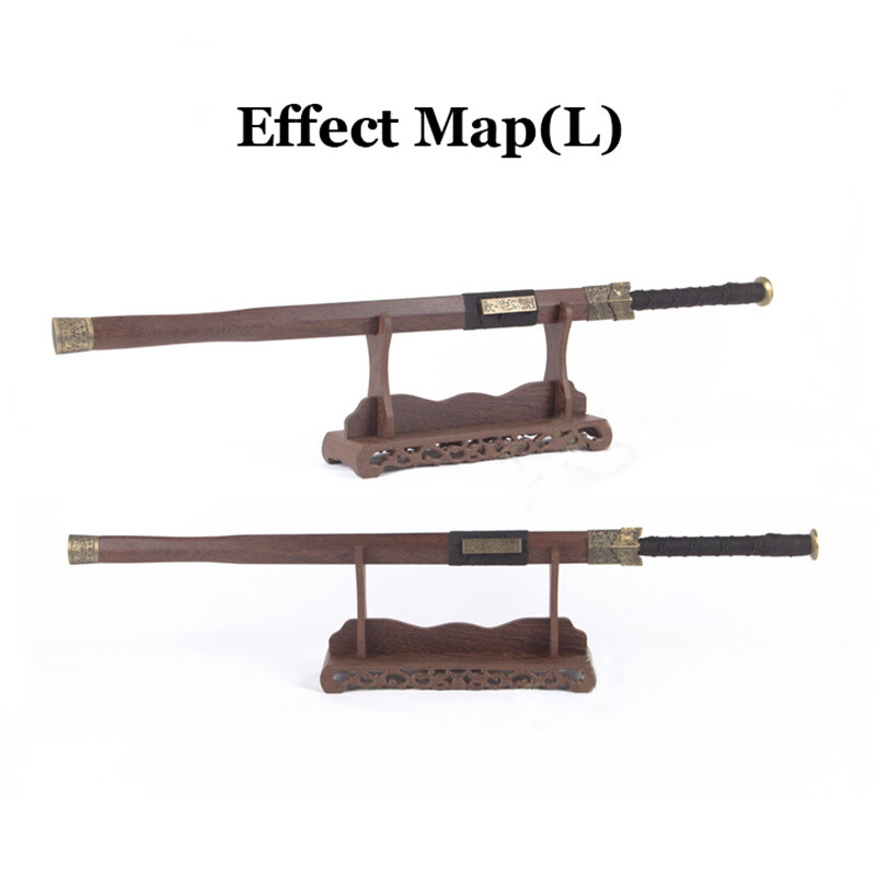 Wenge Samurai Sword Katana Holder Stand Assembly Display Rack Bracket Quality