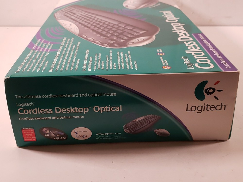 Logitech Cordless Desktop Optical, 967091-0110, Keyboard&Optical Mouse