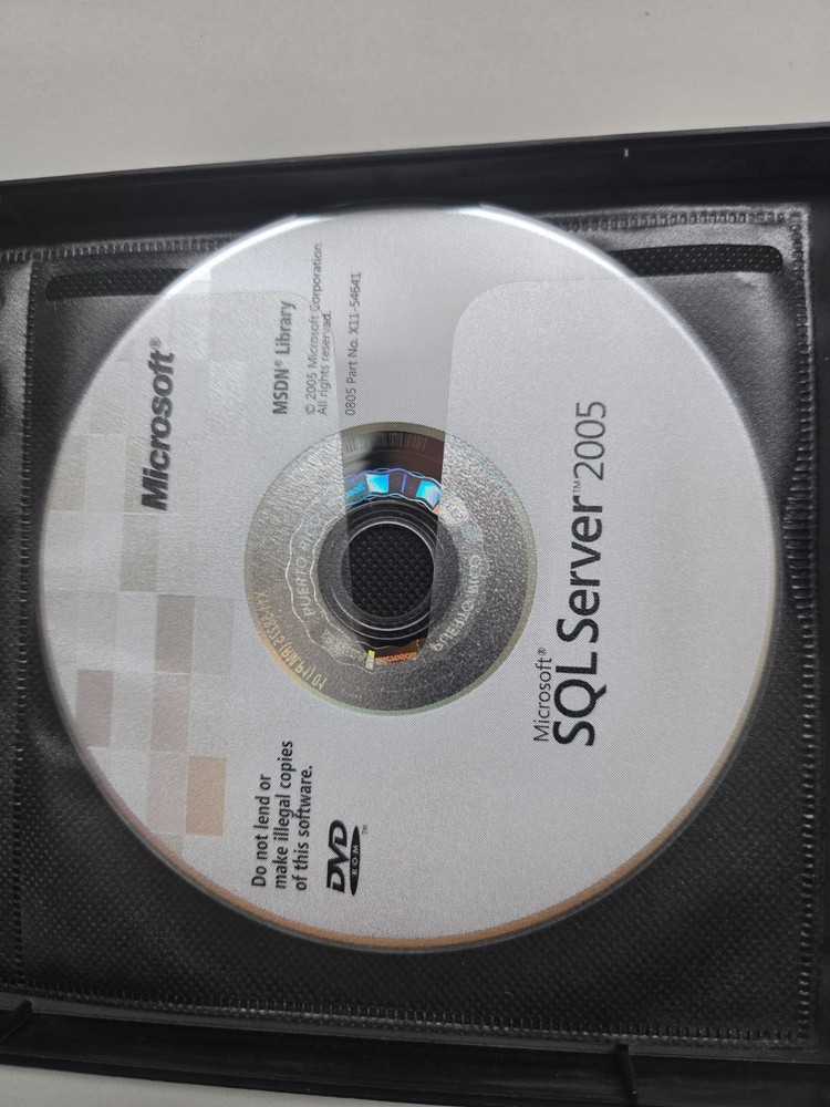 Microsoft SQL Server 2005 Standard Edition _ 5 Client _ 32-Bit X 86 _ Full Versi