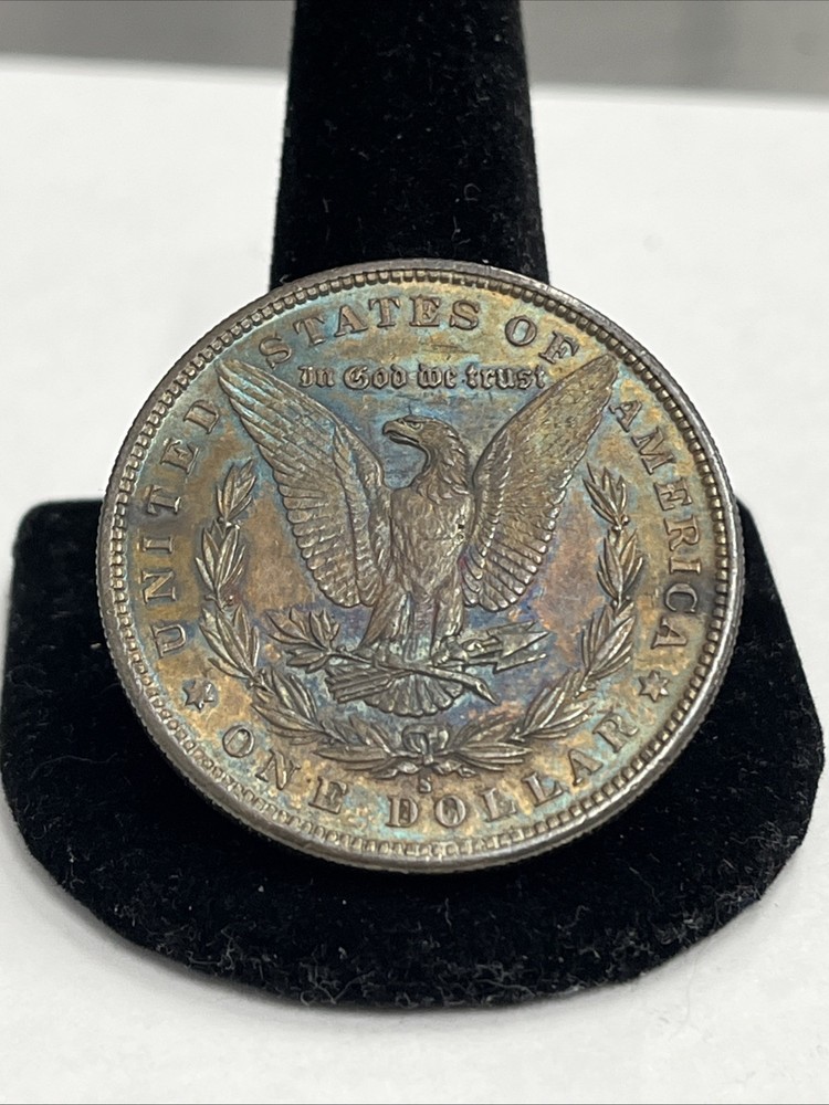 1880-S $1 Morgan Silver Dollar Toned