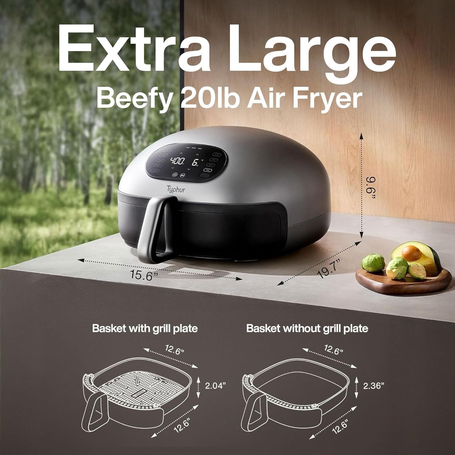 Get a Free InstaProbe Core with Your Purchase of a Typhur Dome 2 Air Fryer NEW