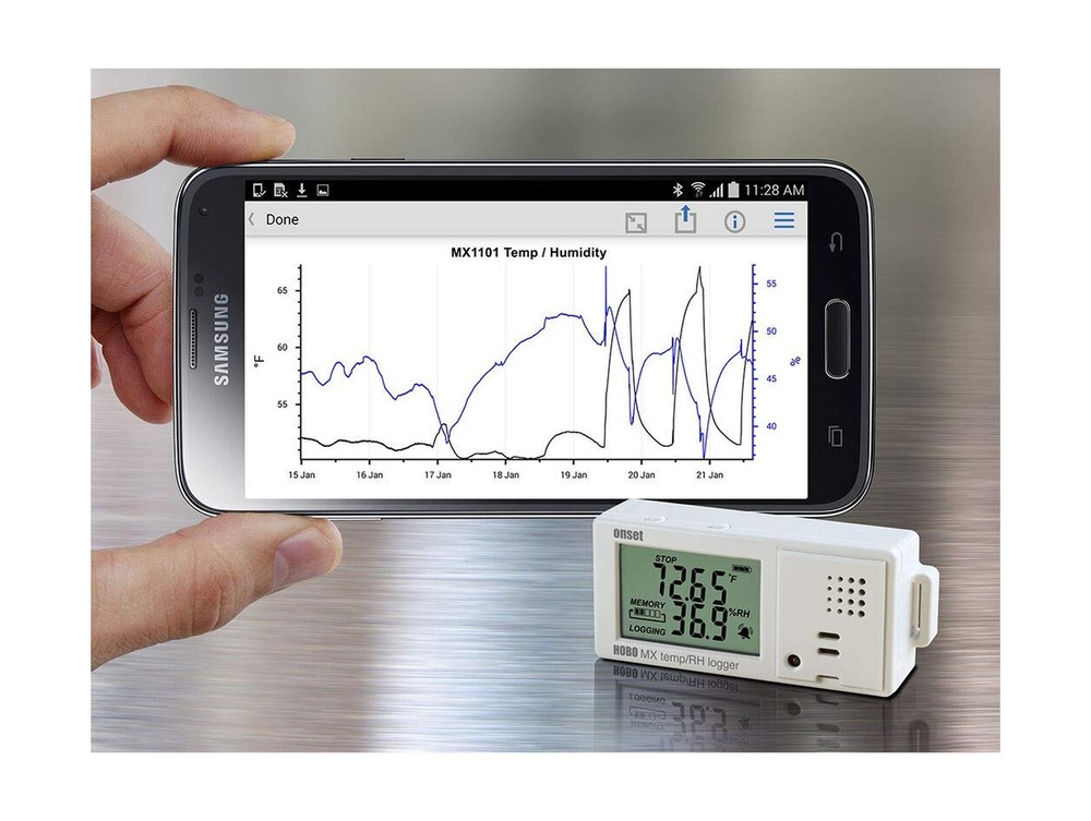 Data Logger, Temp/Humidity, Bluetooth
