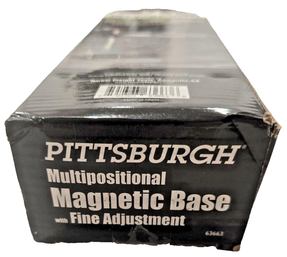 Pittsburgh Multipositional Magnetic Base w/Fine Adjustment Model 63663