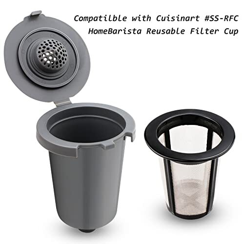 Reusable Filter Cup for Cuisinart Gray (2 Pack