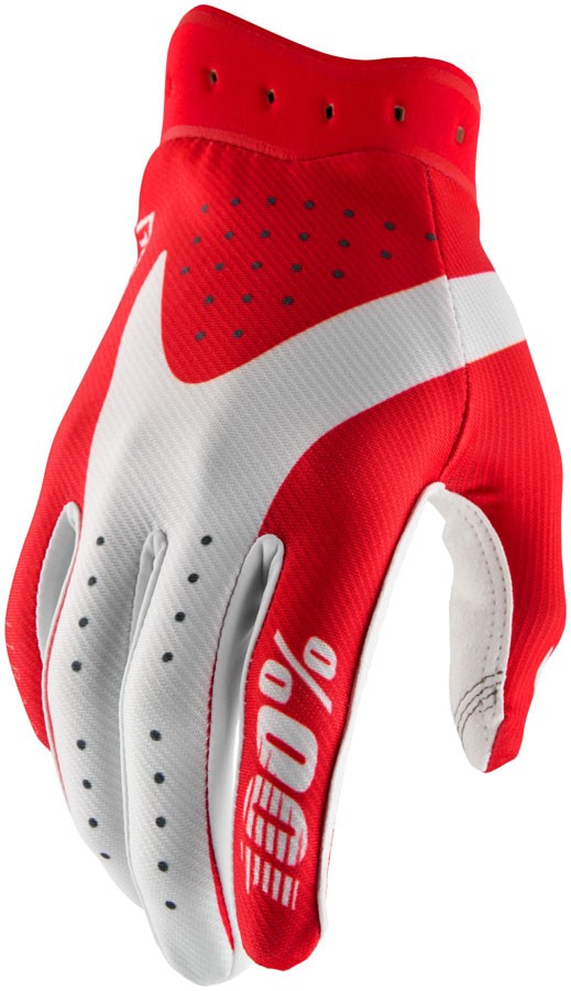 100% Itrack Gloves - Red, X-Large