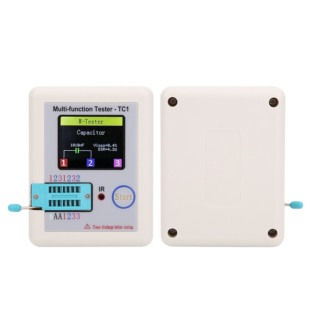 Multifunction Transistor Tester Portable Operation For Electronics Hobbyist Use