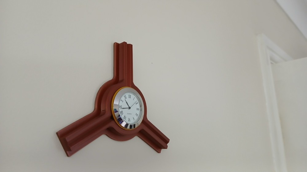 Triangulation Pillar Tribrach 1:2 Perfect Scale Clock.
