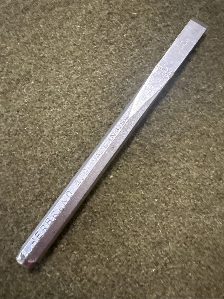 Vintage Herbrand Tools Cold Chisel USA 🇺🇸
