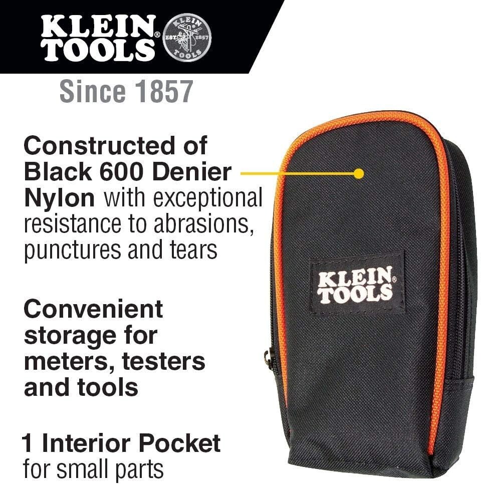 Heavy-Duty Multimeter Case with Secure Closure - Electrician Approved Storage