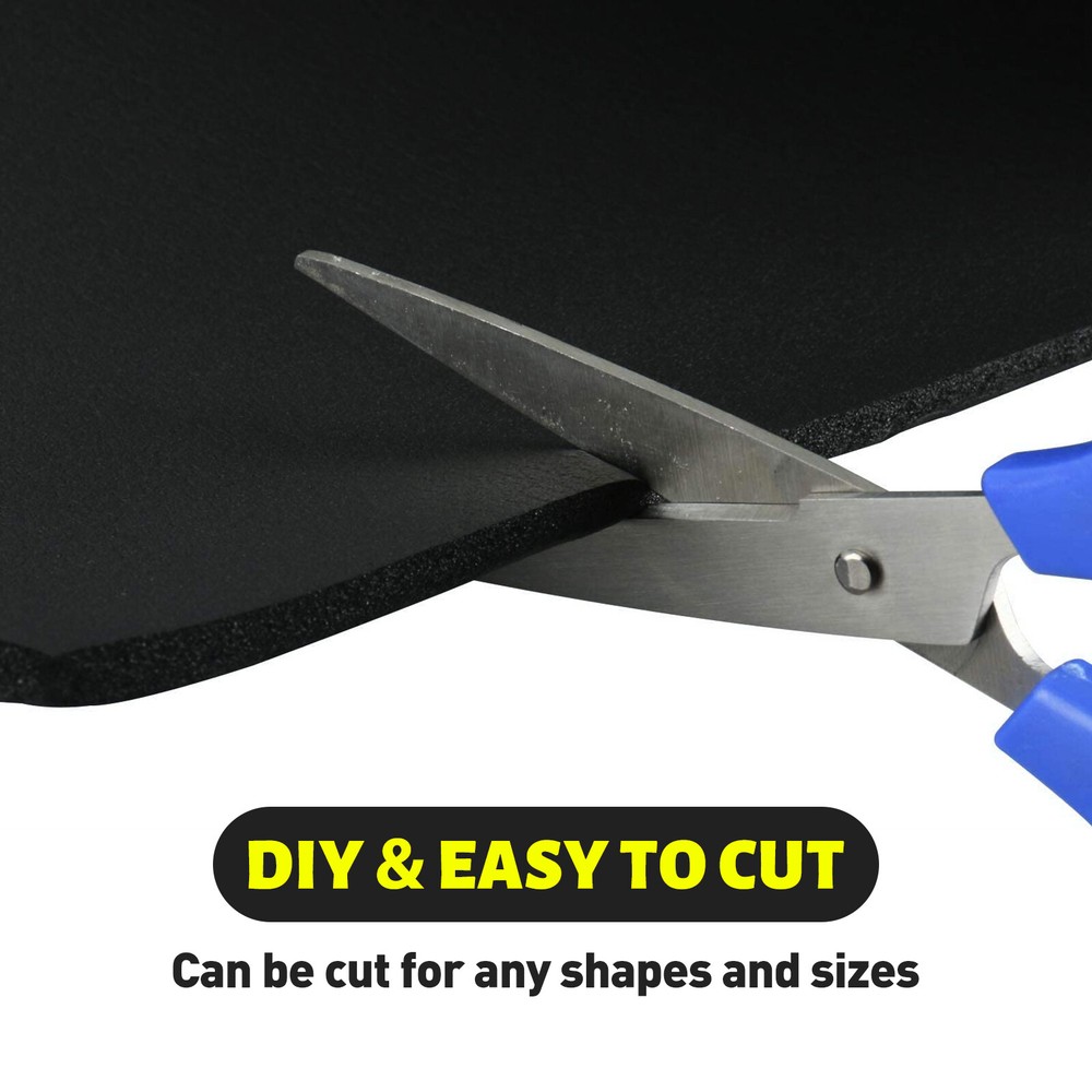 Foam Padding Sheets w/Adhesive Backing-4/5" Thick Self Stick Neoprene Insulation
