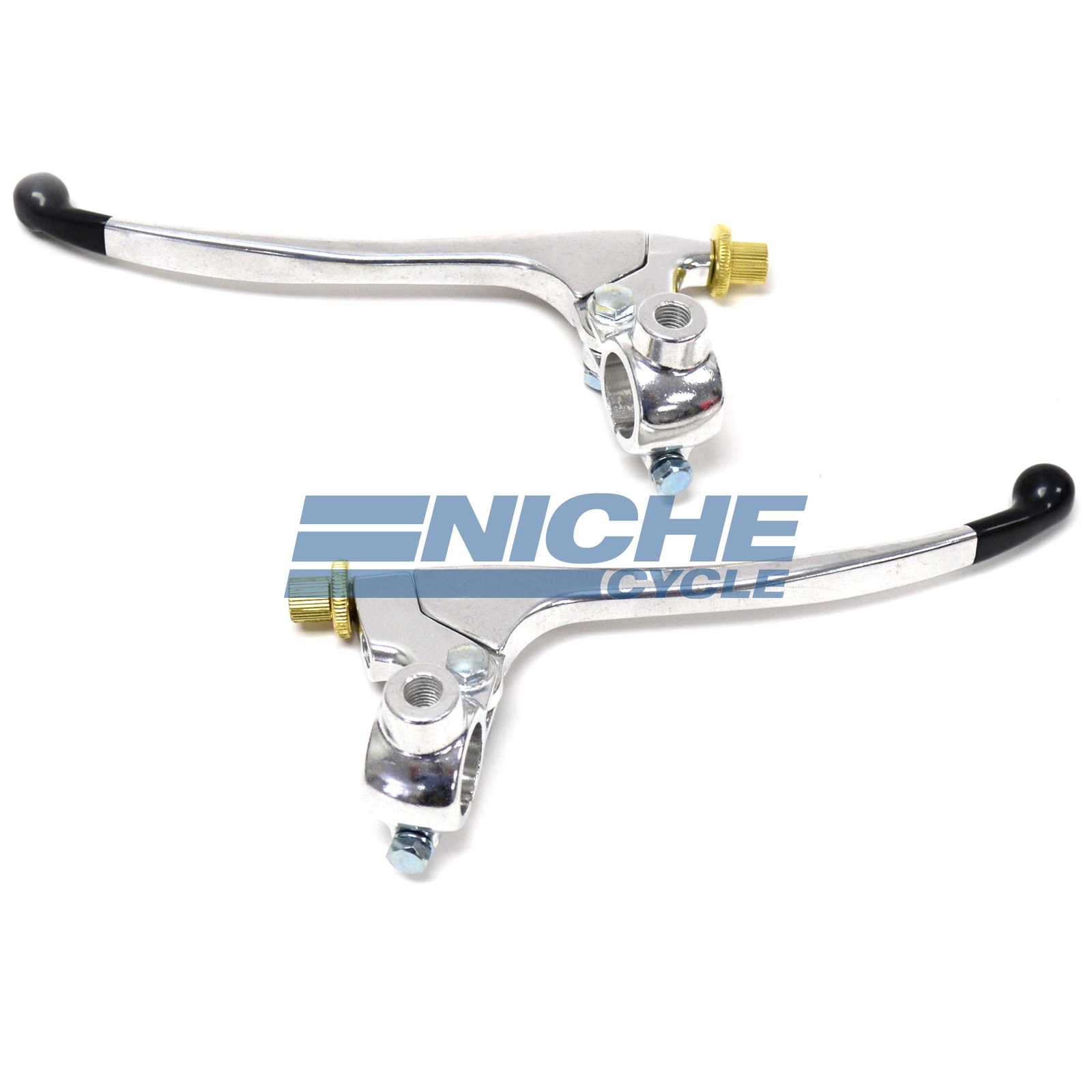 Honda Type Lever Levers Mirror Mount Switch Brake,Clutch Silver Aluminum 7/8"