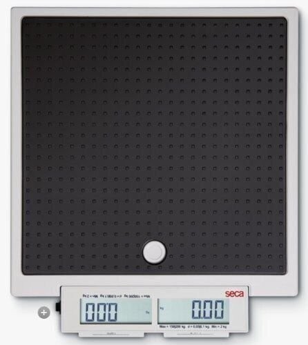 Seca 874 Flat Scale for Mobile Use with Push Buttons and Double Display