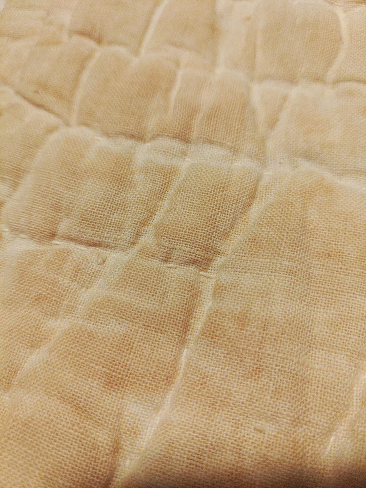 Beautiful Primitive Hand stitched 82x71 Quilt Floral Pattern Material
