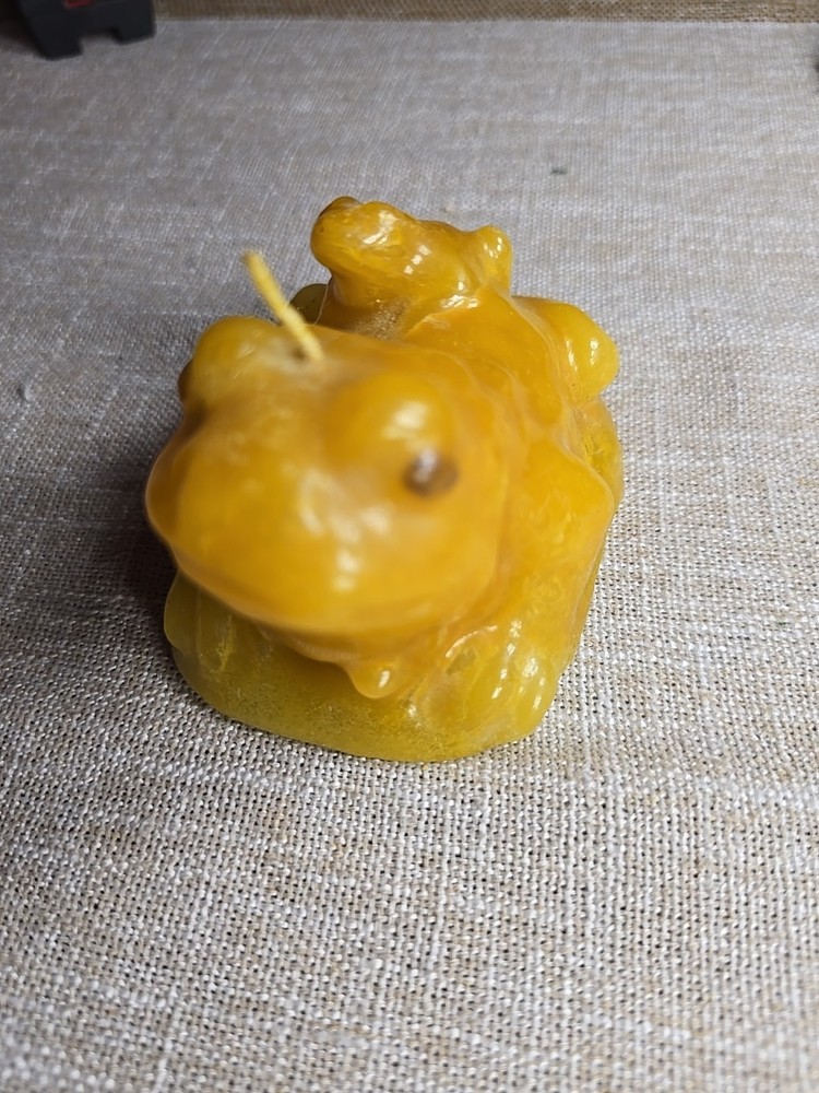 Vintage Frog Shaped Candle