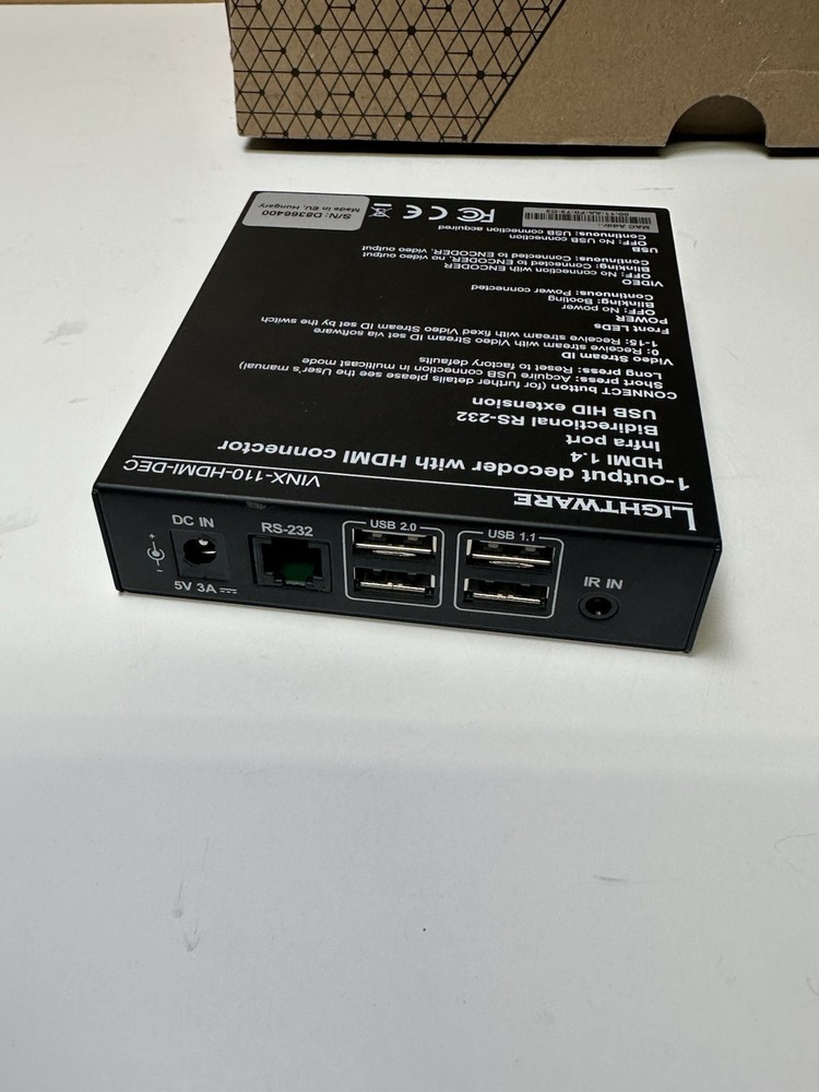 Lightware VINX-110-HDMI-DEC Multimedia Extender