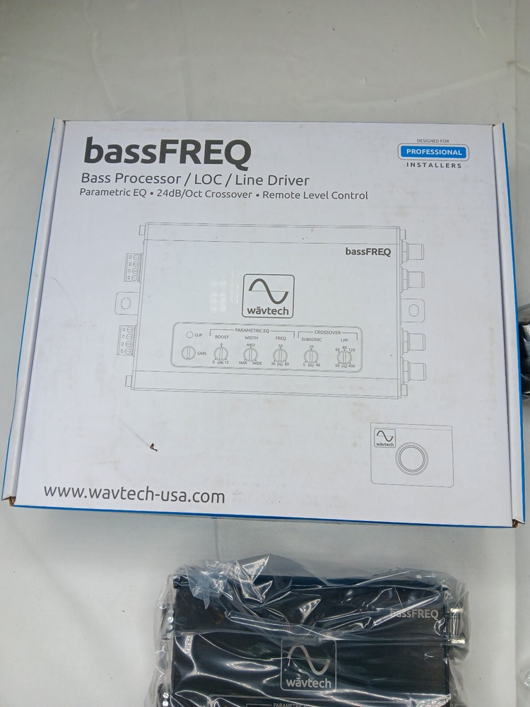 Wavtech bassFREQ Low Frequency RCA Input Bass Processor
