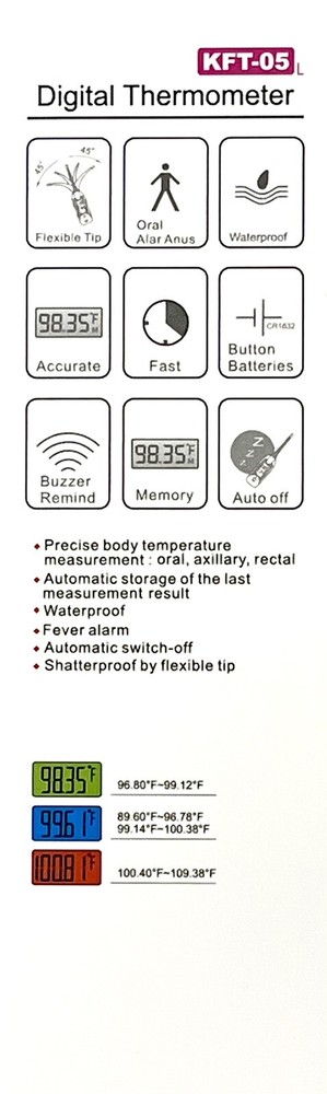 Digital Fast-Thermometer with Flexible Tip