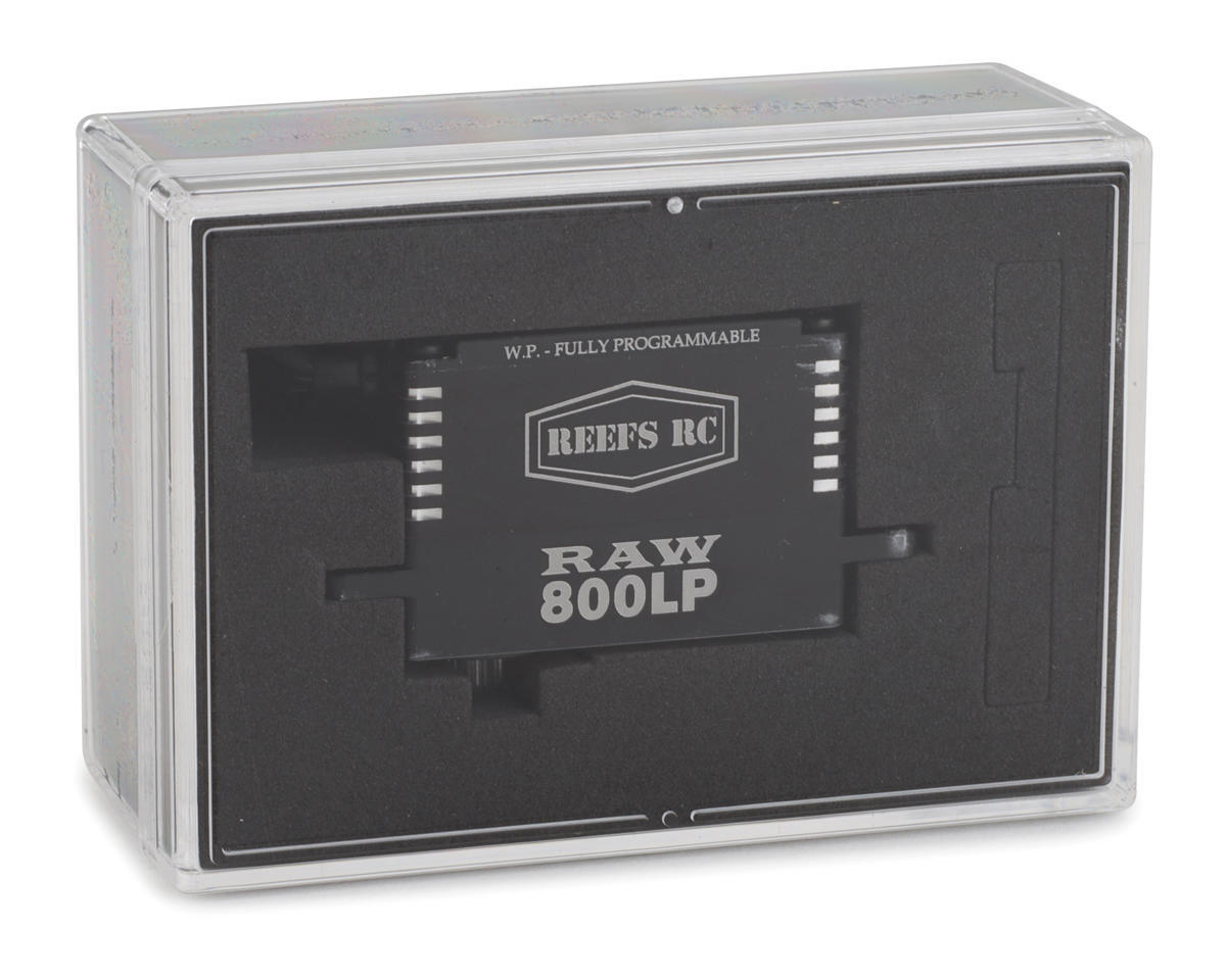 Reefs RC RAW800LP Digital Waterproof Brushless Servo (Black) (High Voltage)