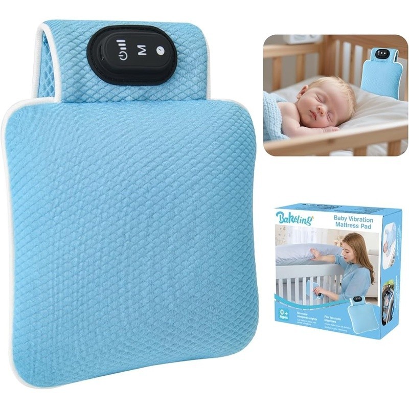 Baby Vibrating Soother Portable Sleep Aid Adjustable Timer Newborn Essential