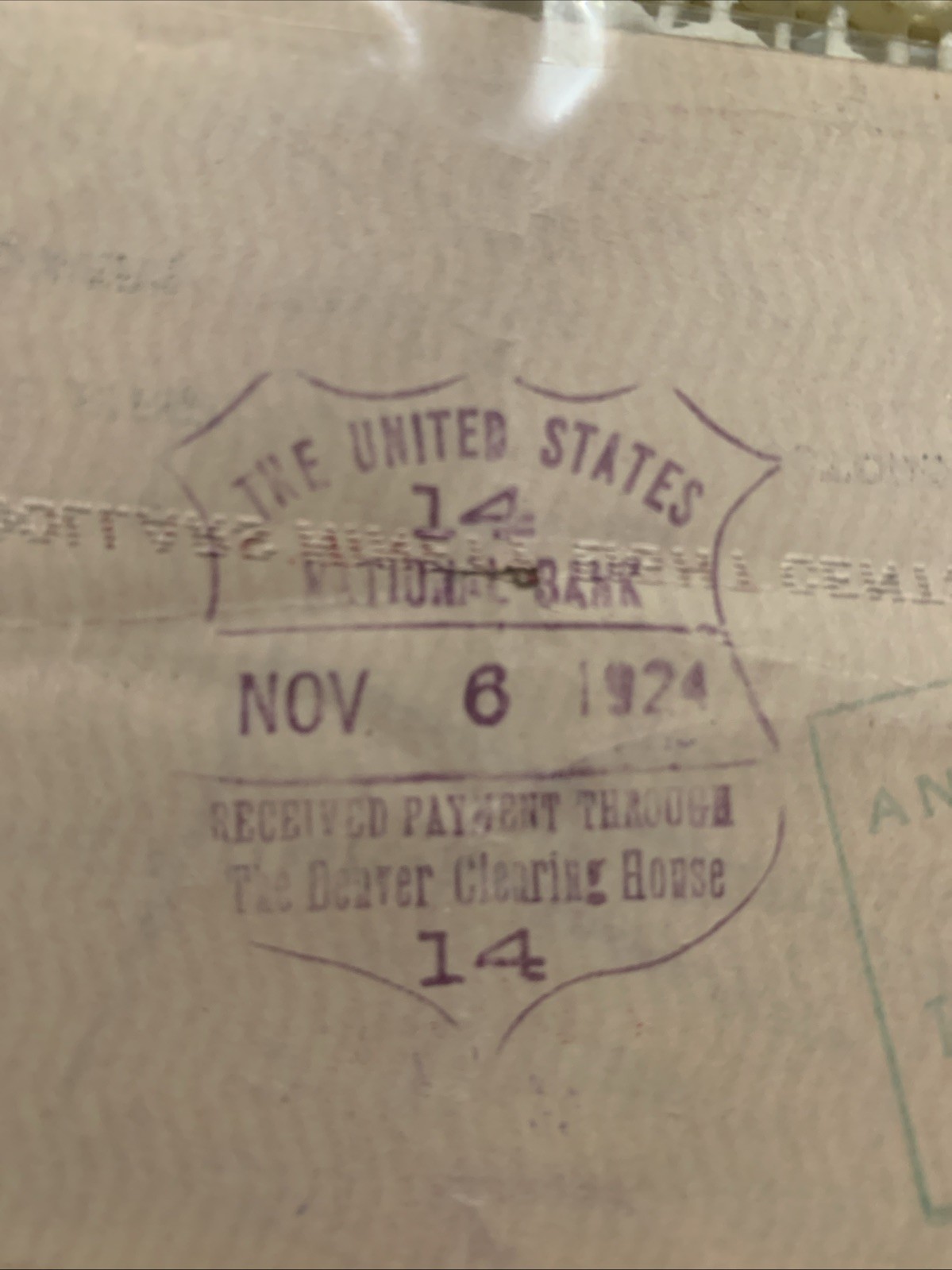 Antique 1924 Used/Cancelled Check Rio Grande Southern Railroad Company