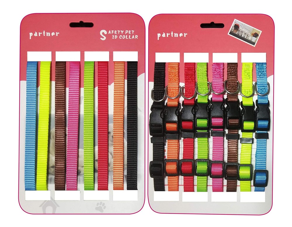 PARTNER Puppy ID Collars Identification Whelping Super Soft Nylon Adjustable ...