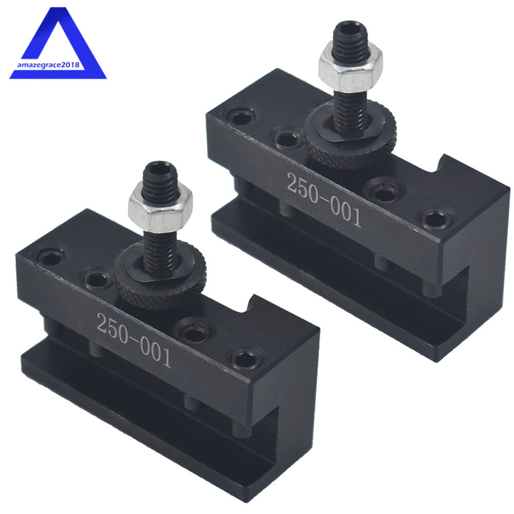 OXA #1 250-001 Quick Change Turning Facing Lathe Tool Post Holder 2Pcs